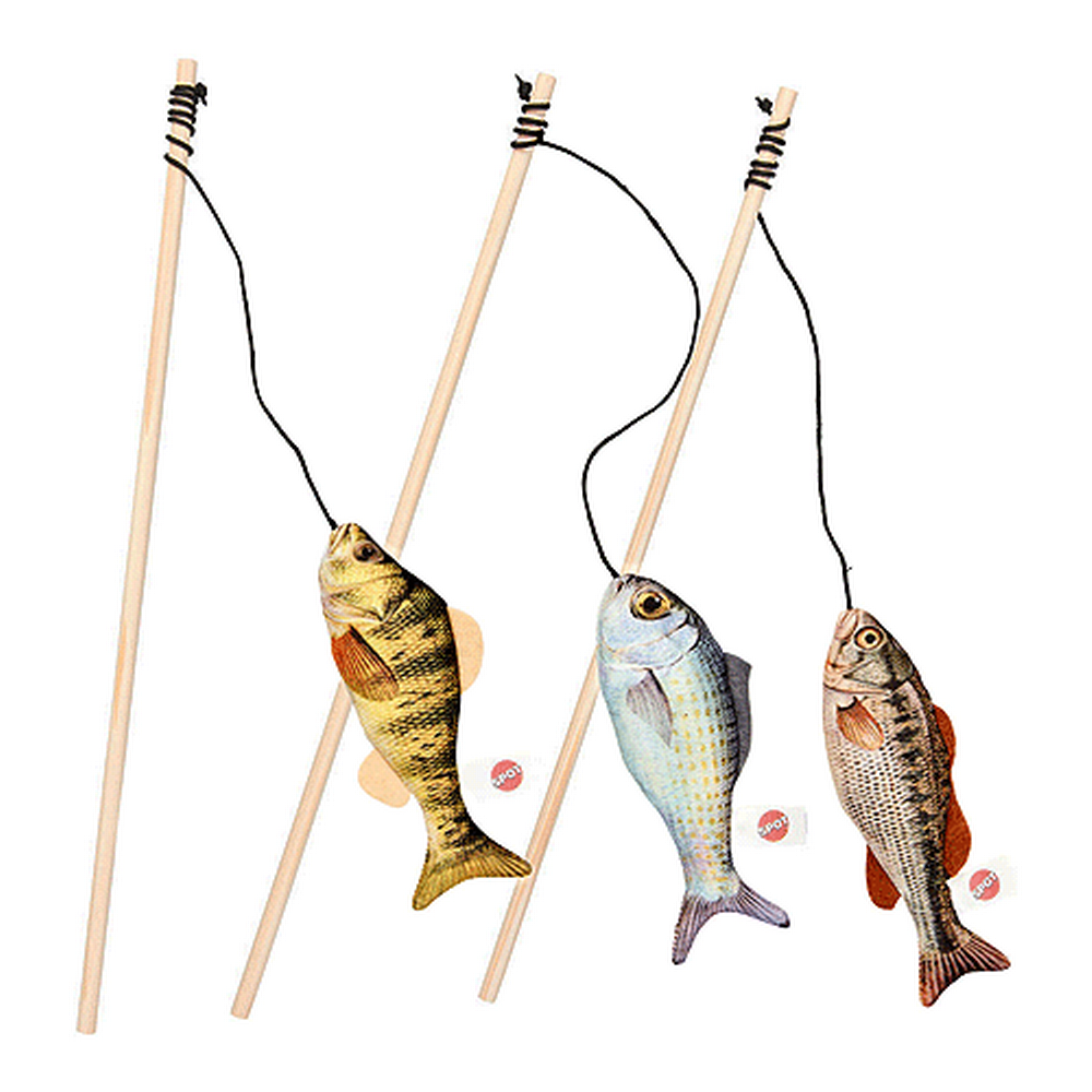 King Wholesale Pet Supplies - Ethical Gone Fishin' Teaser Wand Asst